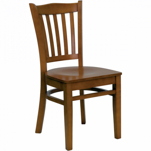 wood vertical back chair