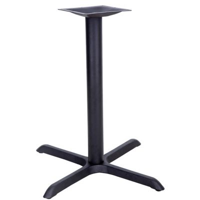 22 inch by 22 inch black table base
