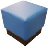 Upholstered Ottoman with Square Base