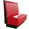 SIMS Superior Seating single booth channel back