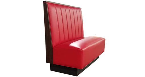 SIMS Superior Seating single booth channel back