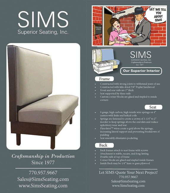 SIMS Superior Booth Seating Interior